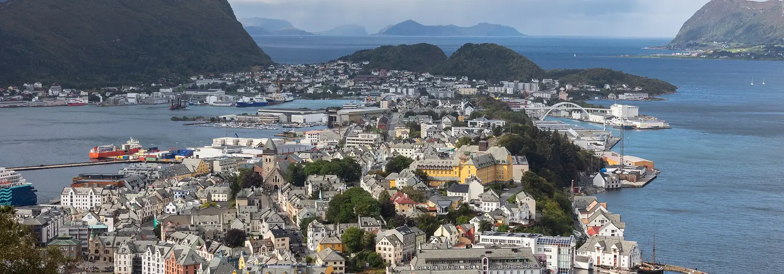 Utsikt over Ålesund