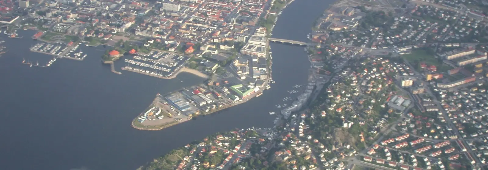 Utsikt over Kristiansand
