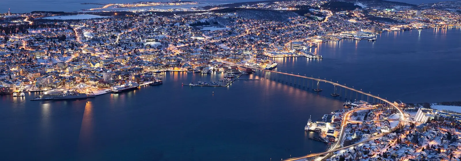 Utsikt over Tromsø