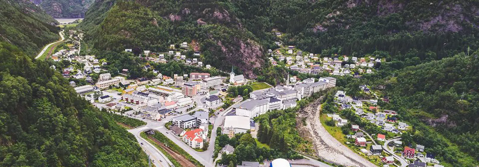 Utsikt over Vaksdal